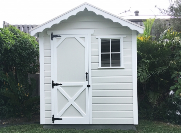 pine garden shed painted garden shed nudgee brisbane