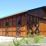 Timber Frame Equestrian Barn in Samford
