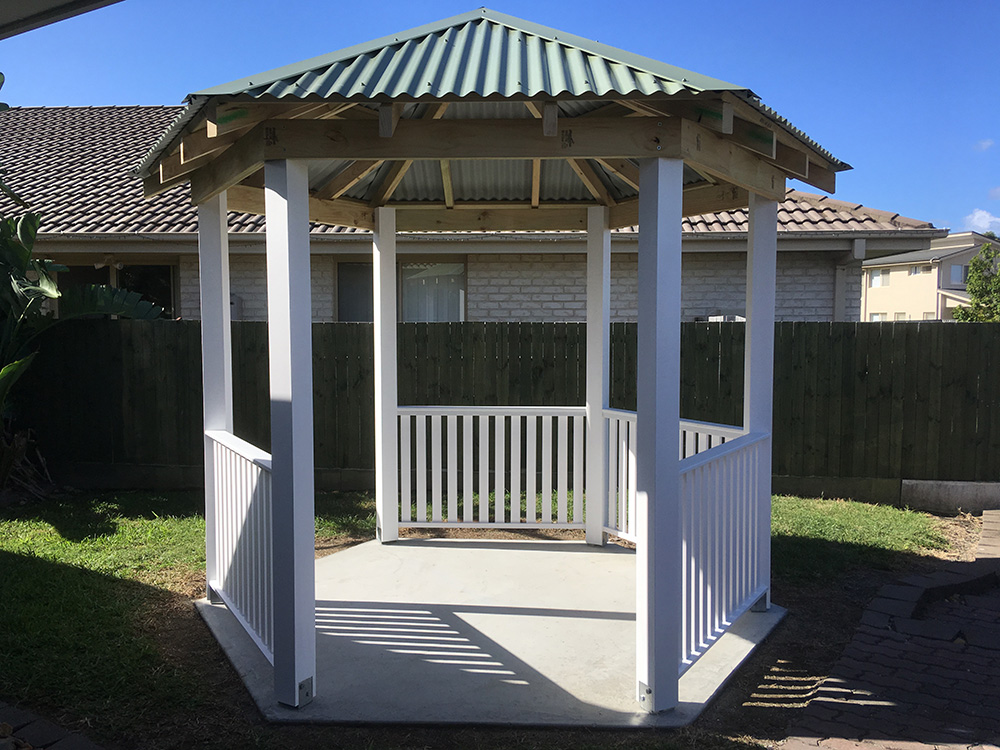 Timber Hexagon Gazebo | Pine Hexagon 
