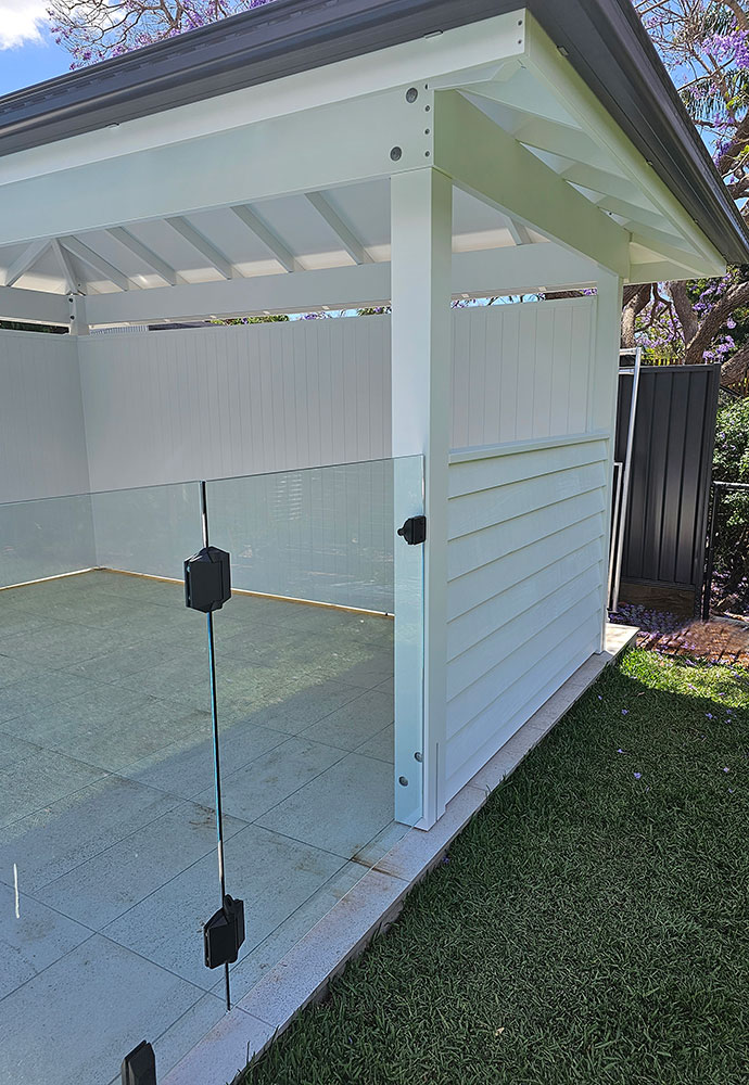 White Hamptons Style Cabana Gazebo | Newmarket | Brisbane