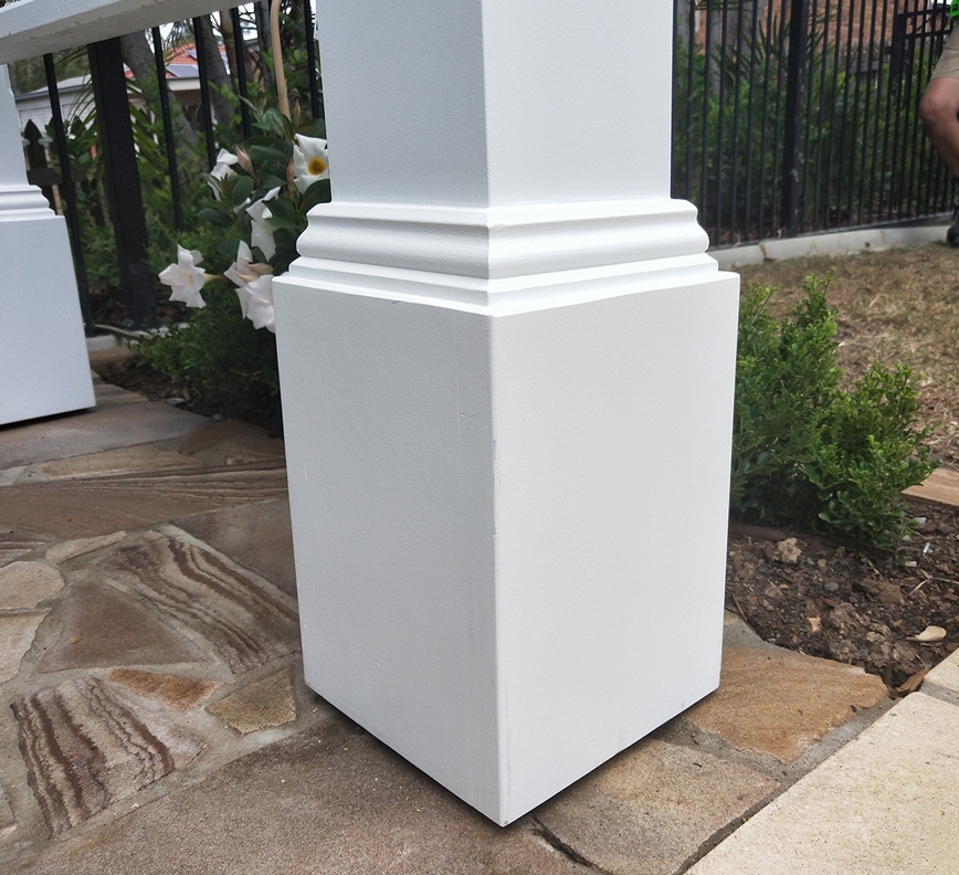 Elegant Pergola Box Bases. With all hidden fixings these Decorative Post Boxes add a extra touch of class to your Pergola, Gazebo or Pool Cabana.